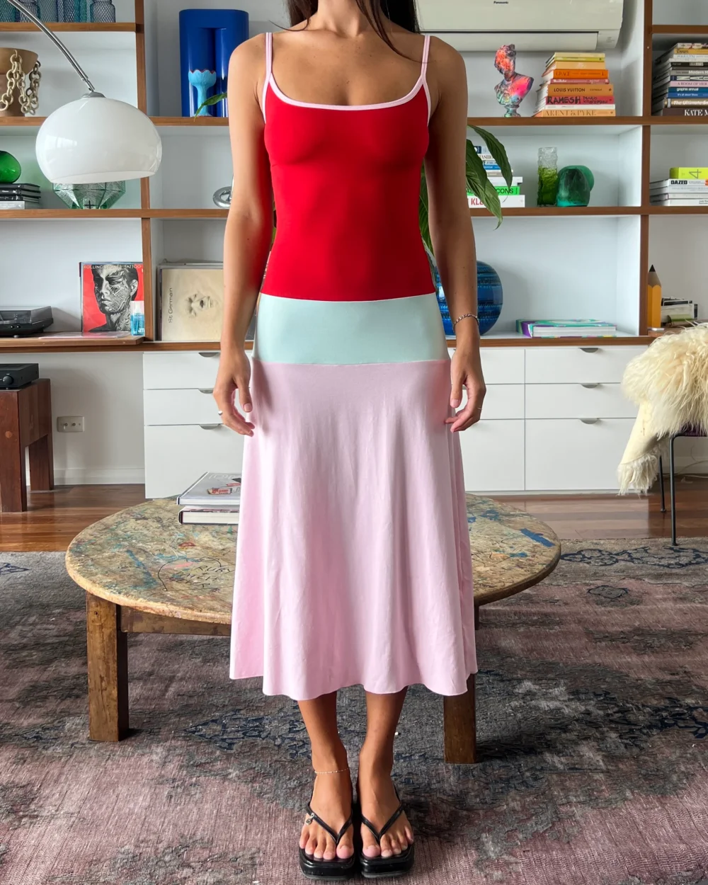 Lucy Midi Dress - Sorbet