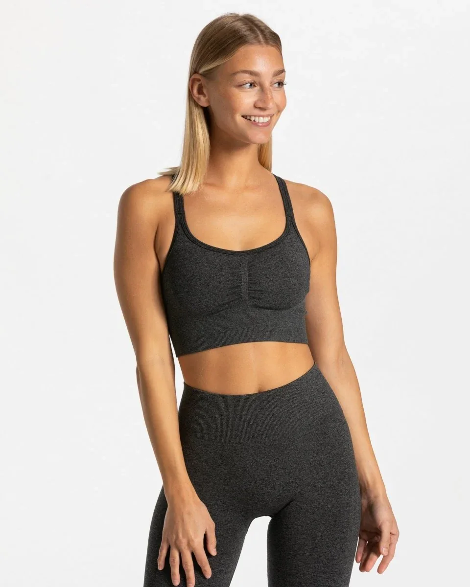 Timeless Scrunch Bra ‘Dark Grey’
