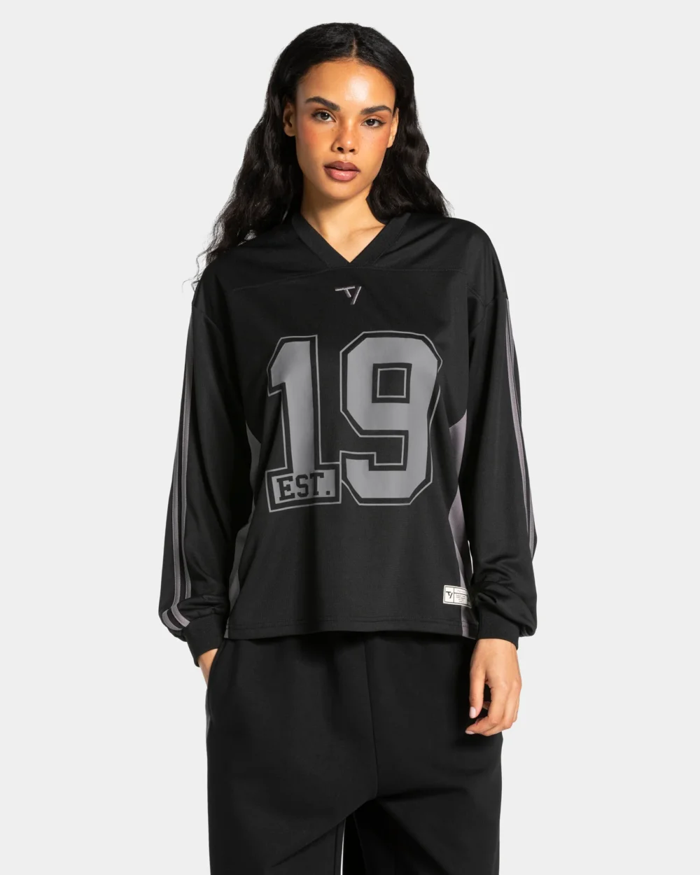 Football Polo Longsleeve ‘Black’