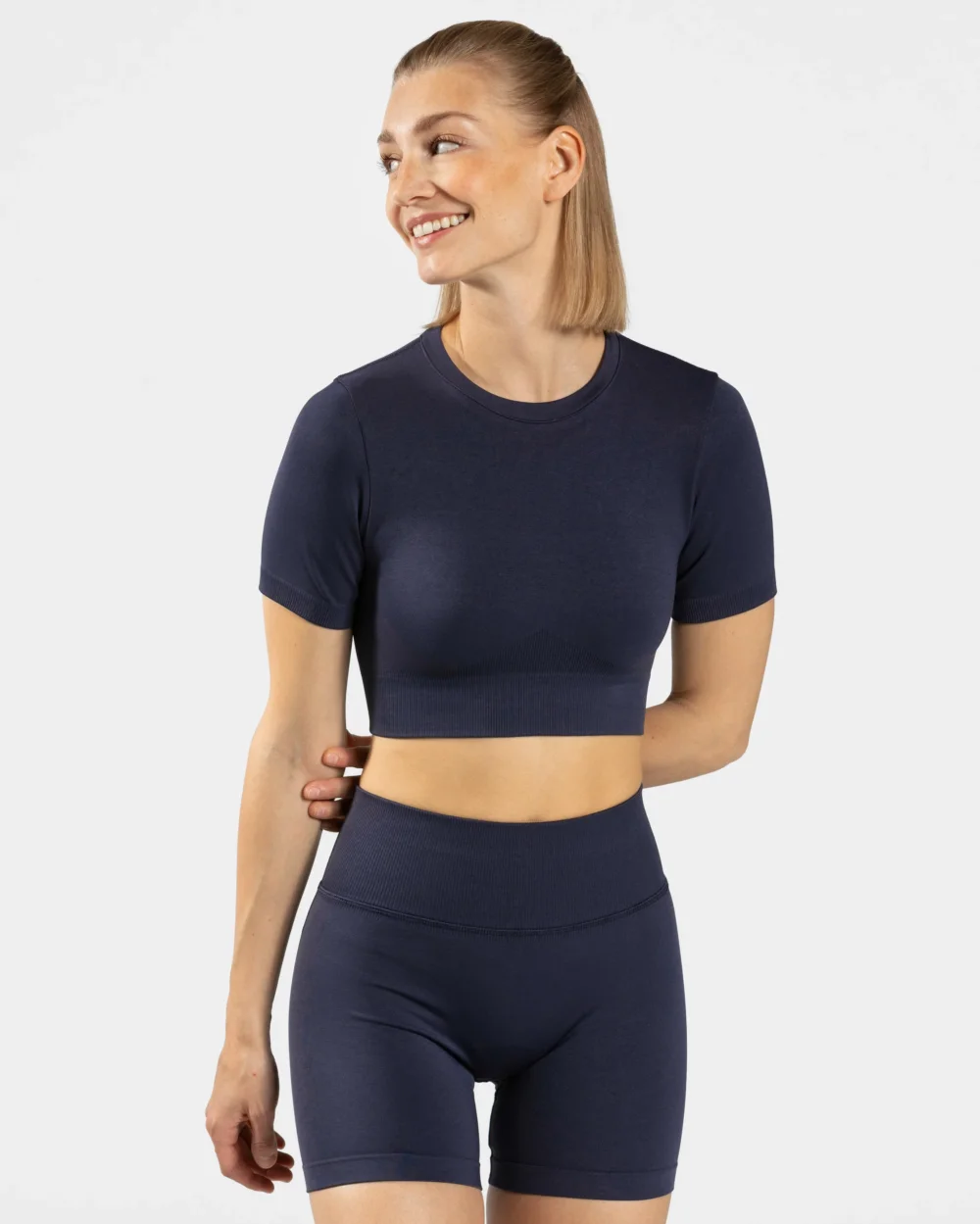 Sensation Crop Top ‘Dark Blue’