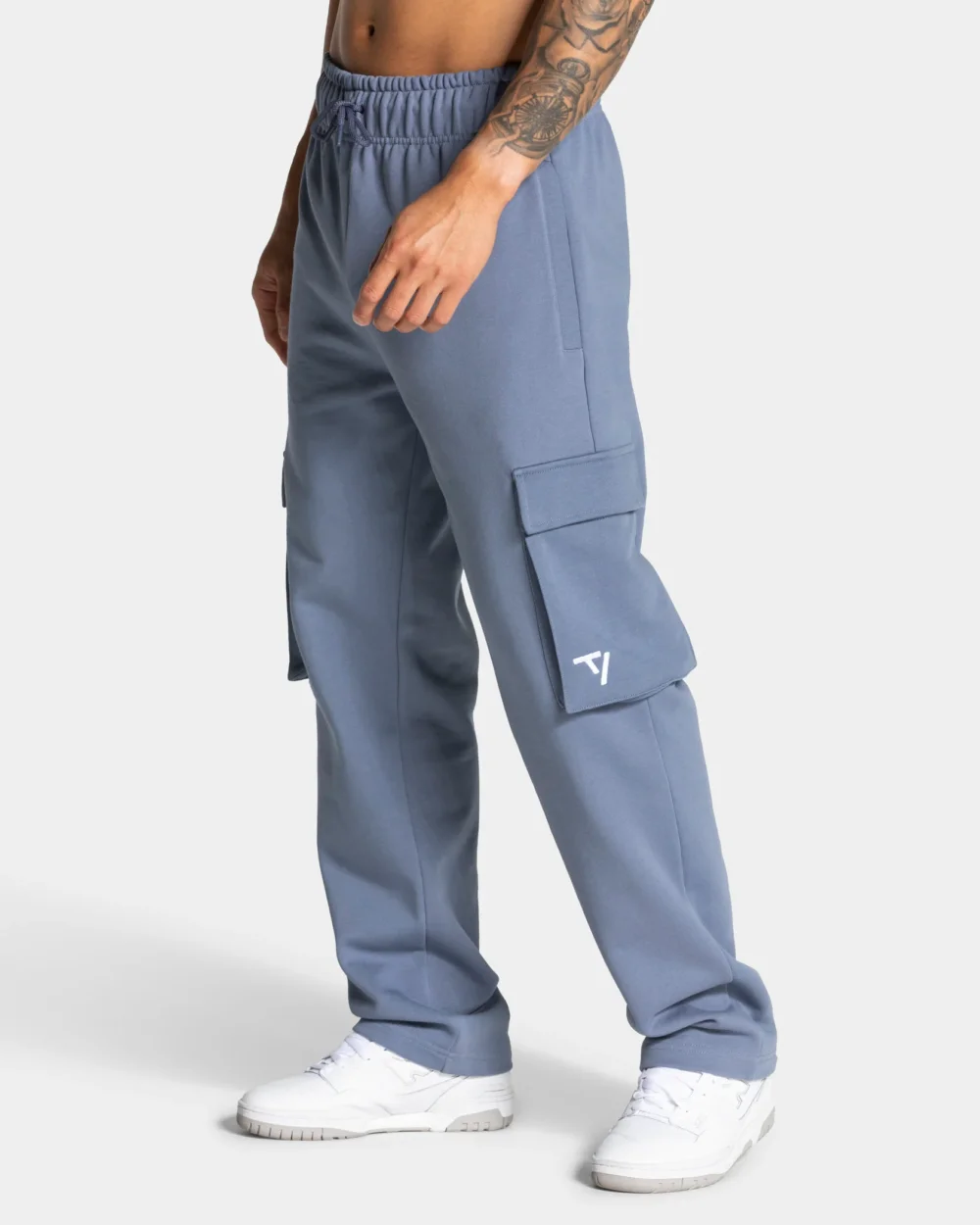 Lift Wide Leg Cargo Joggers ‘Steel Blue’