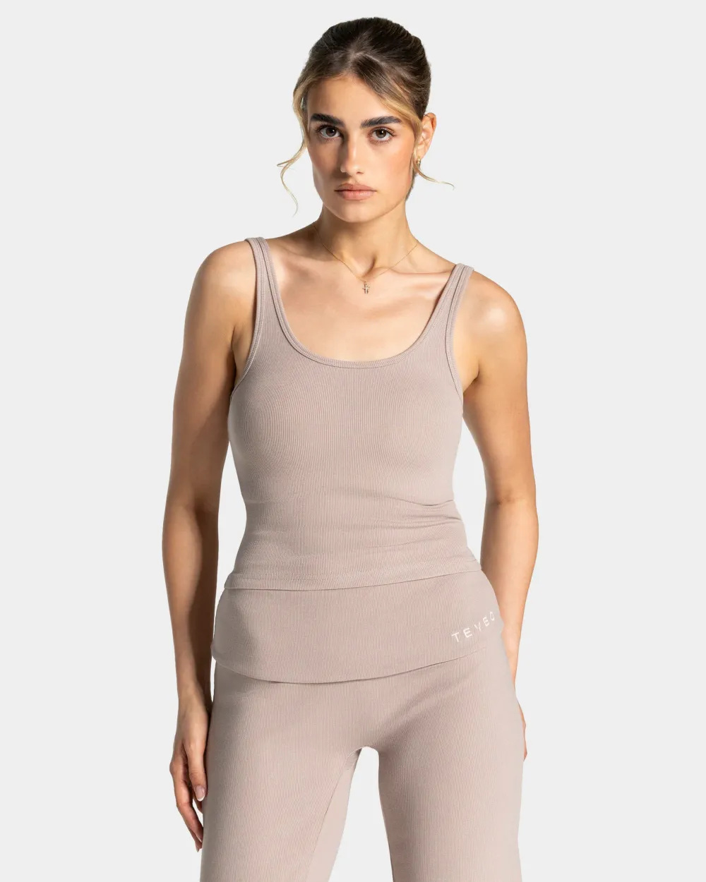 Soft Ribbed Top ‘Cappuccino’