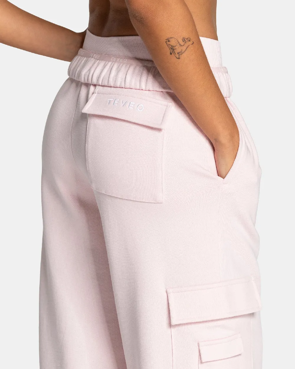 Lift Wide Leg Cargo Joggers ‘Blossom’ - 4