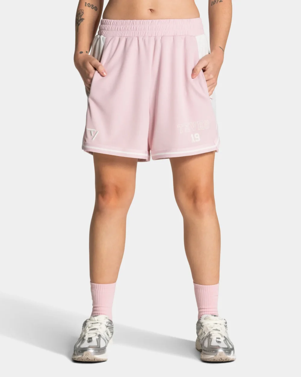 Football Shorts ‘Light Pink’