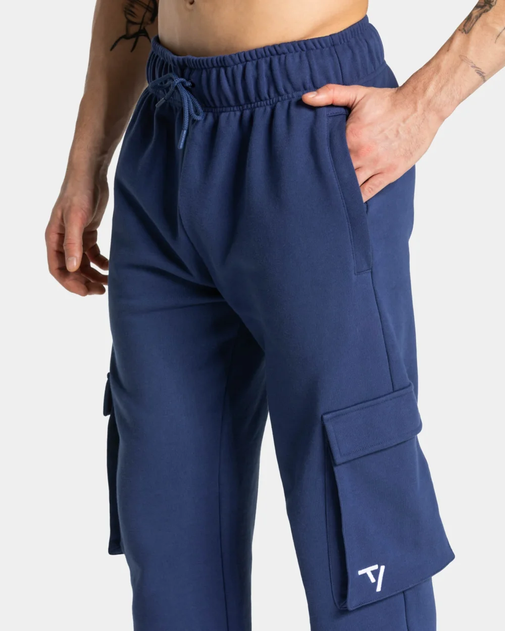 Lift Wide Leg Cargo Joggers ‘Indigo’ - 4
