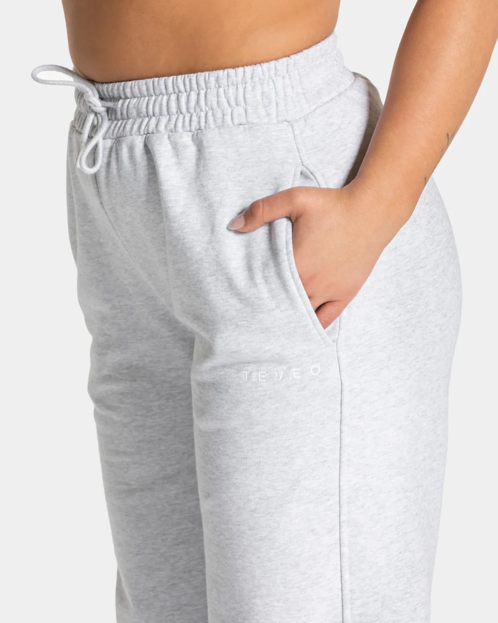 RI’VAIV Straight Leg Joggers ‘Light Grey’ - 4