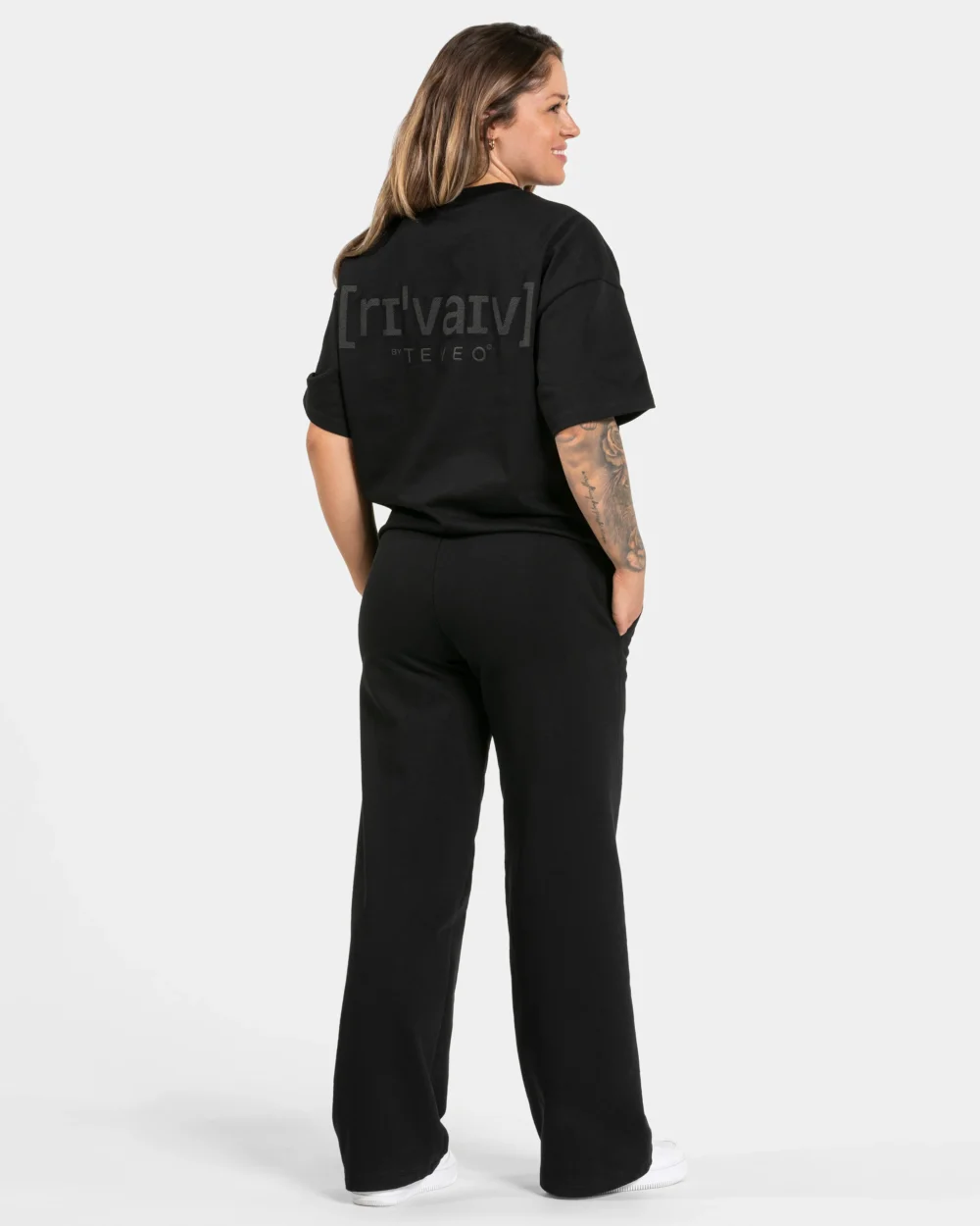 RI’VAIV Straight Leg Joggers ‘Black’ - 5