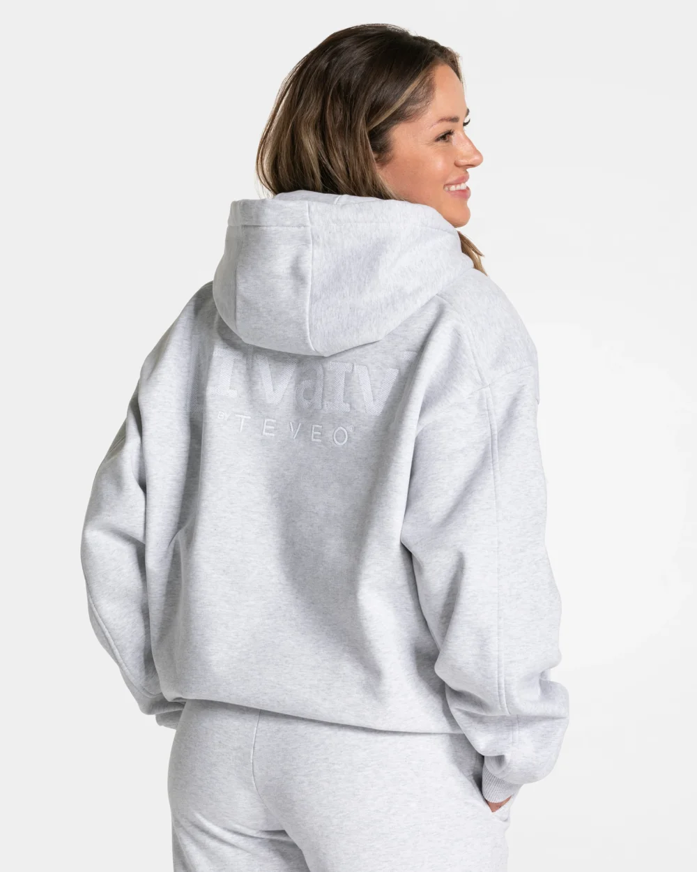RI’VAIV Oversized Hoodie “Light Grey”
