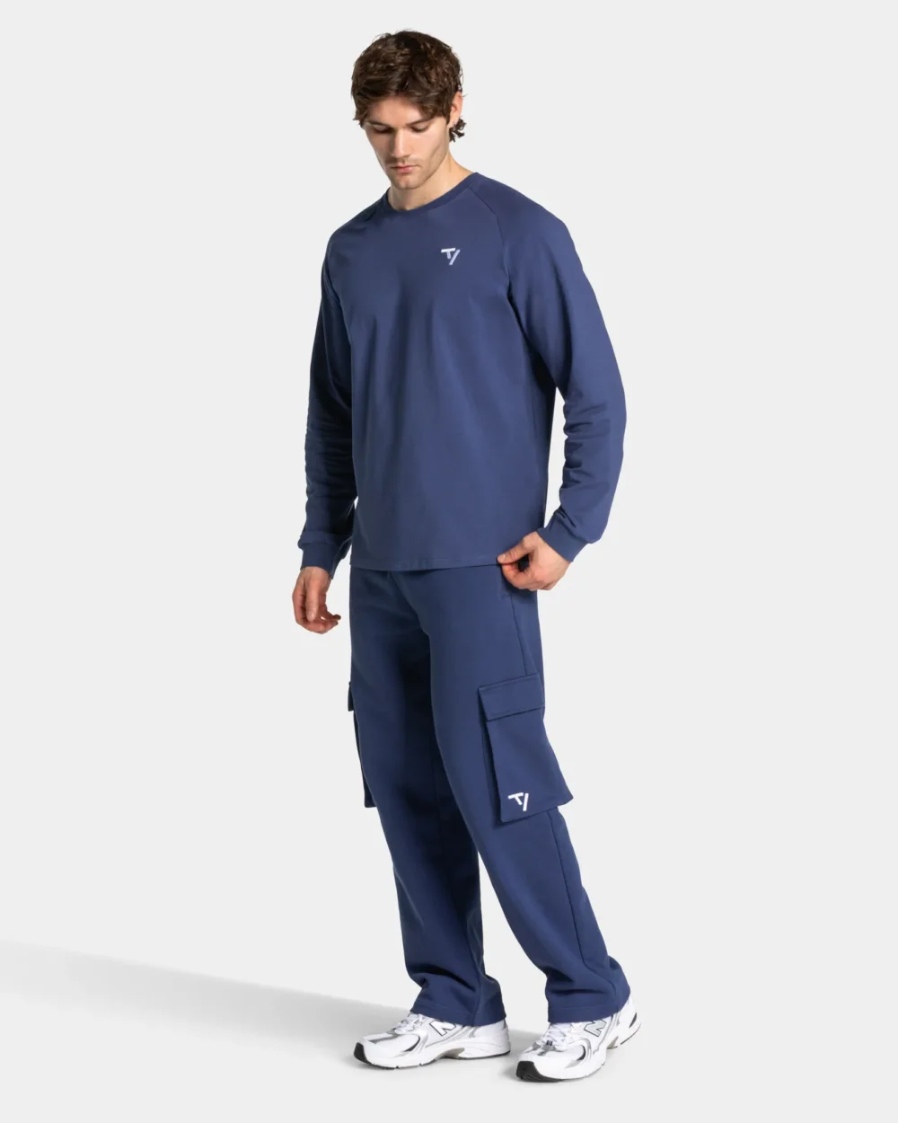 Lift Wide Leg Cargo Joggers ‘Indigo’ - 3