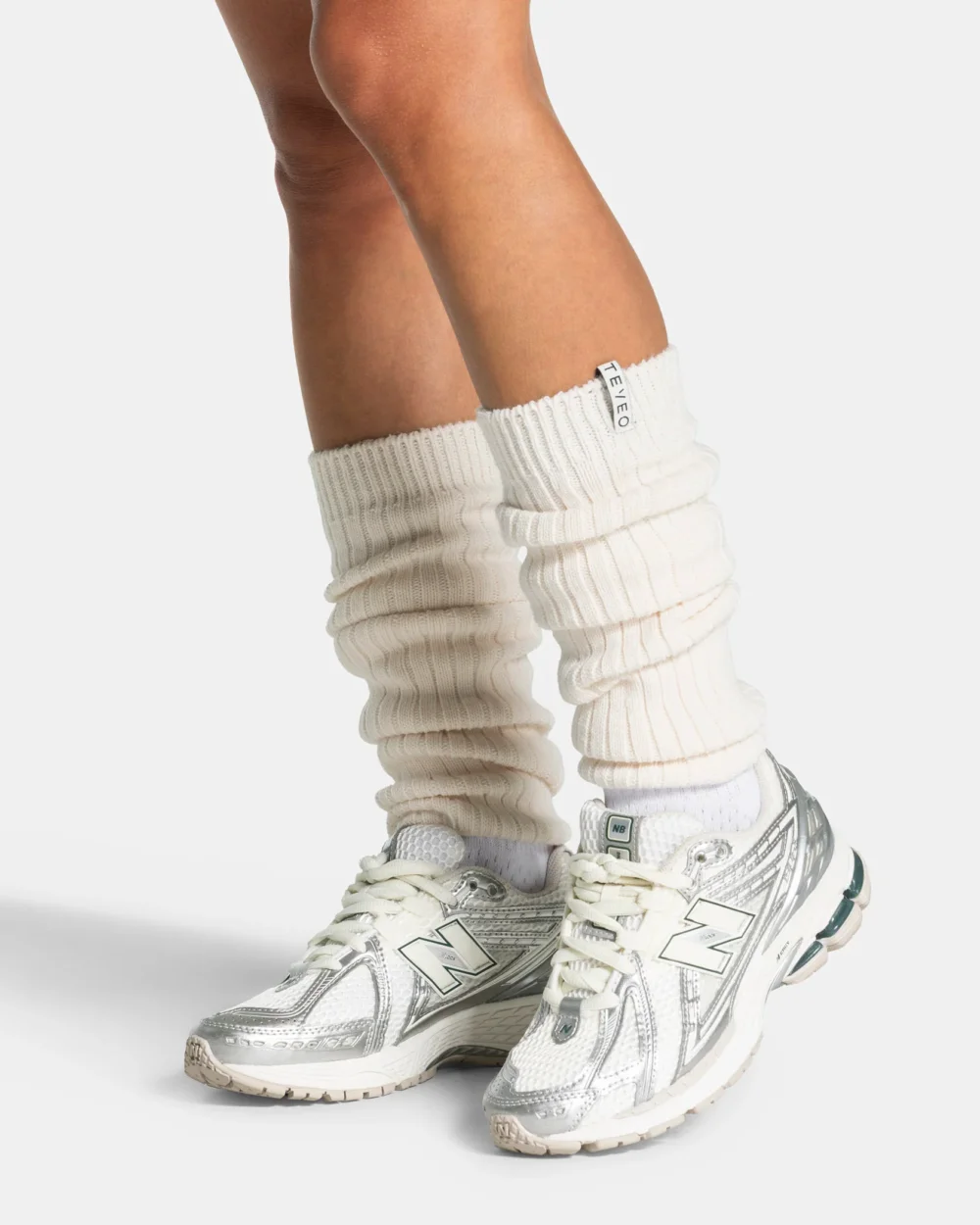 Knit Leg Warmers ‘Cream’