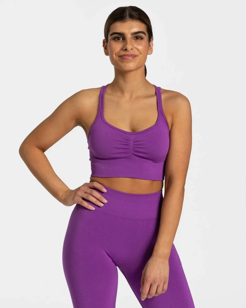 Timeless Scrunch Bra ‘Violet’