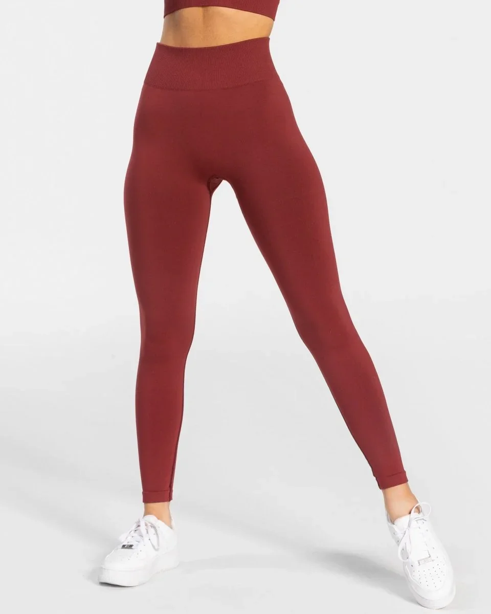 Timeless Scrunch Leggings ‘Burgundy’