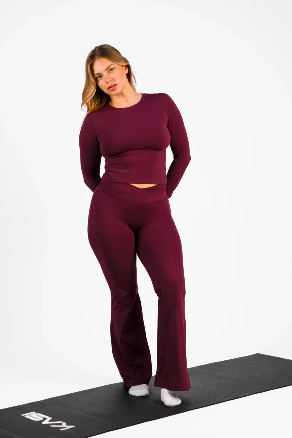 Soft Form Wrap Flared Yoga Leggings