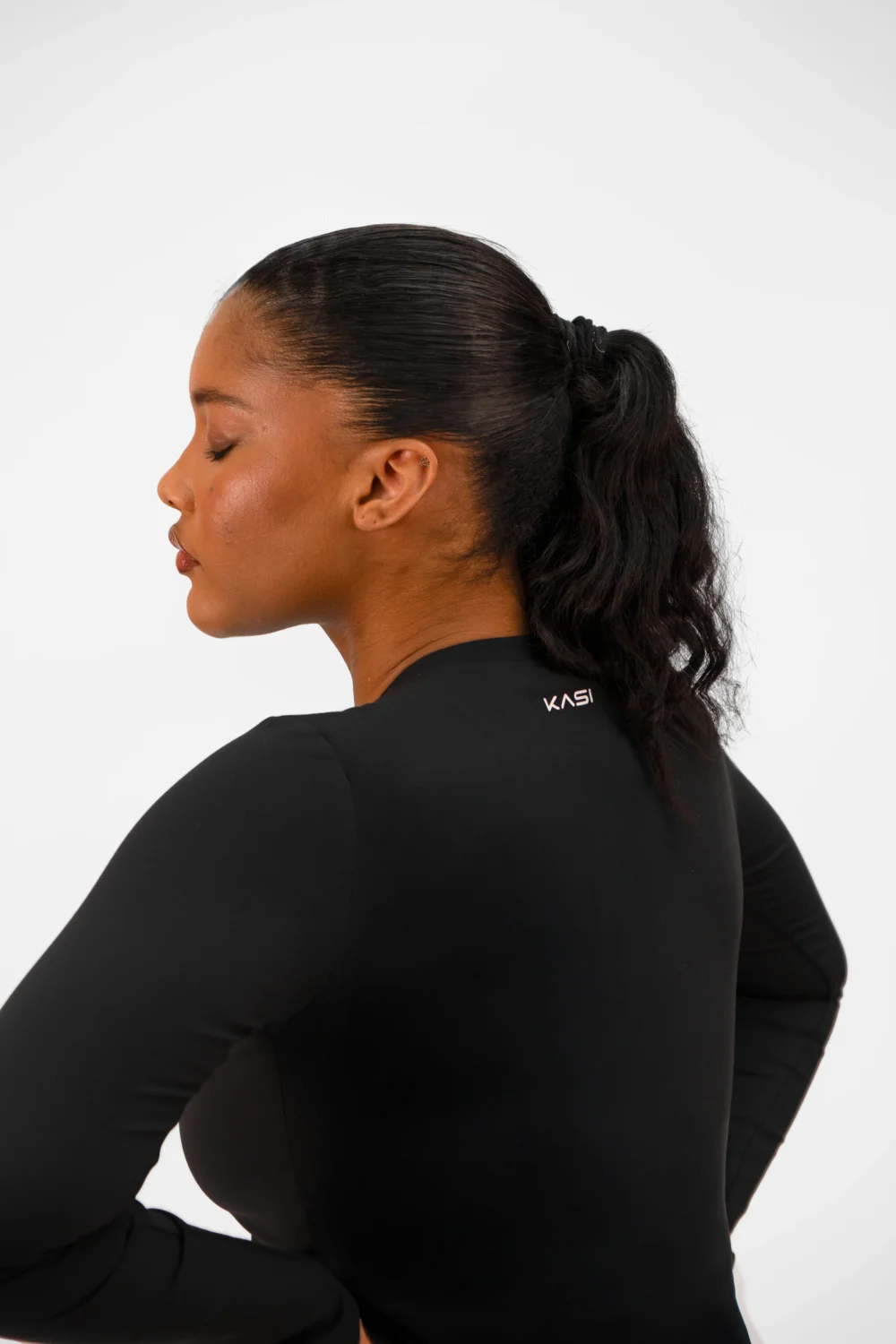 Soft Form Fitted Long Sleeve Top - 4