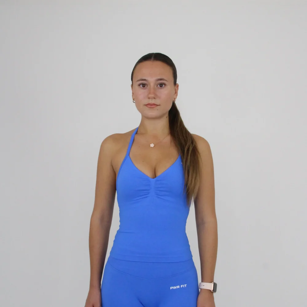Minimal Strap Embrace Vest (Electric Blue)