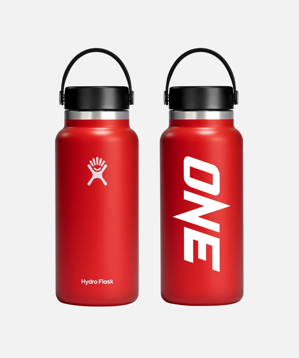 ONE x Hydro Flask 32oz Wide Mouth Flex Cap (Goji)