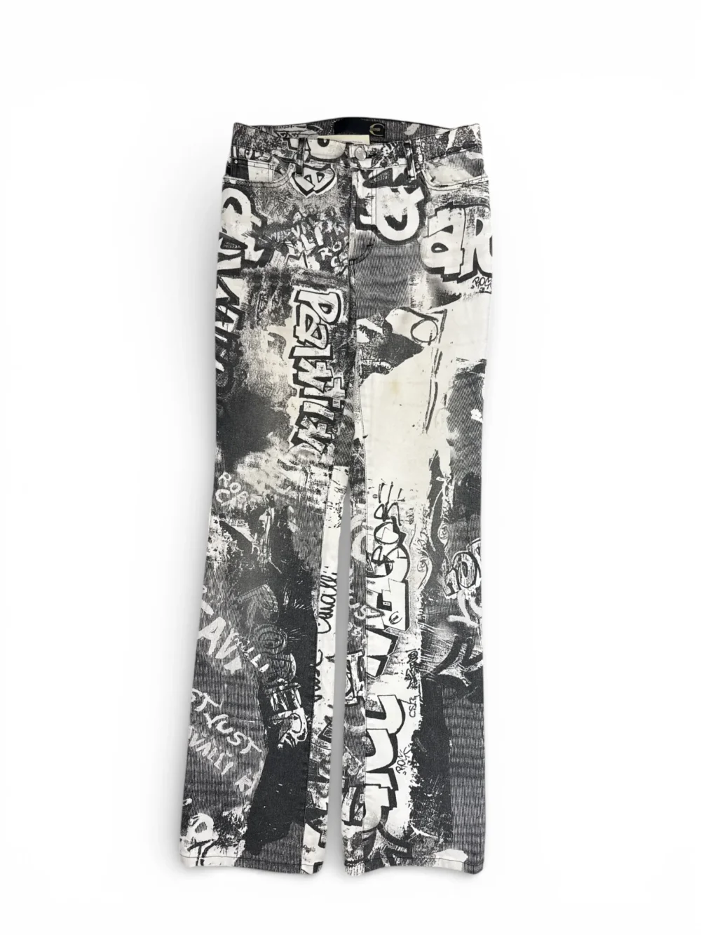 Just Cavalli Text Print Jeans