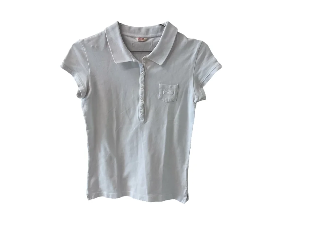 Guess White Polo Shirt