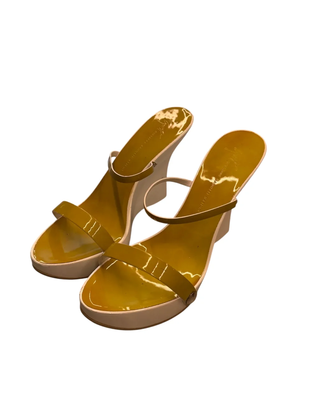 Giuseppe Zanotti Green And White Heel