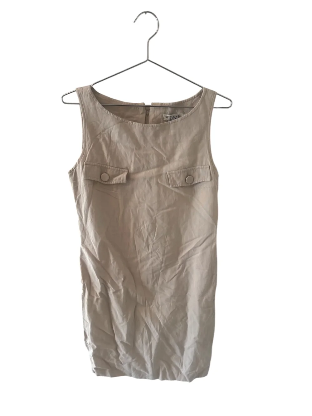 Firma Beige Cotton Dress