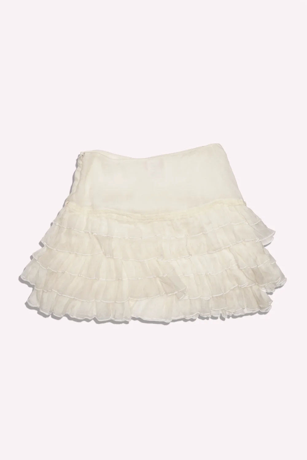Blumarine White Skirt