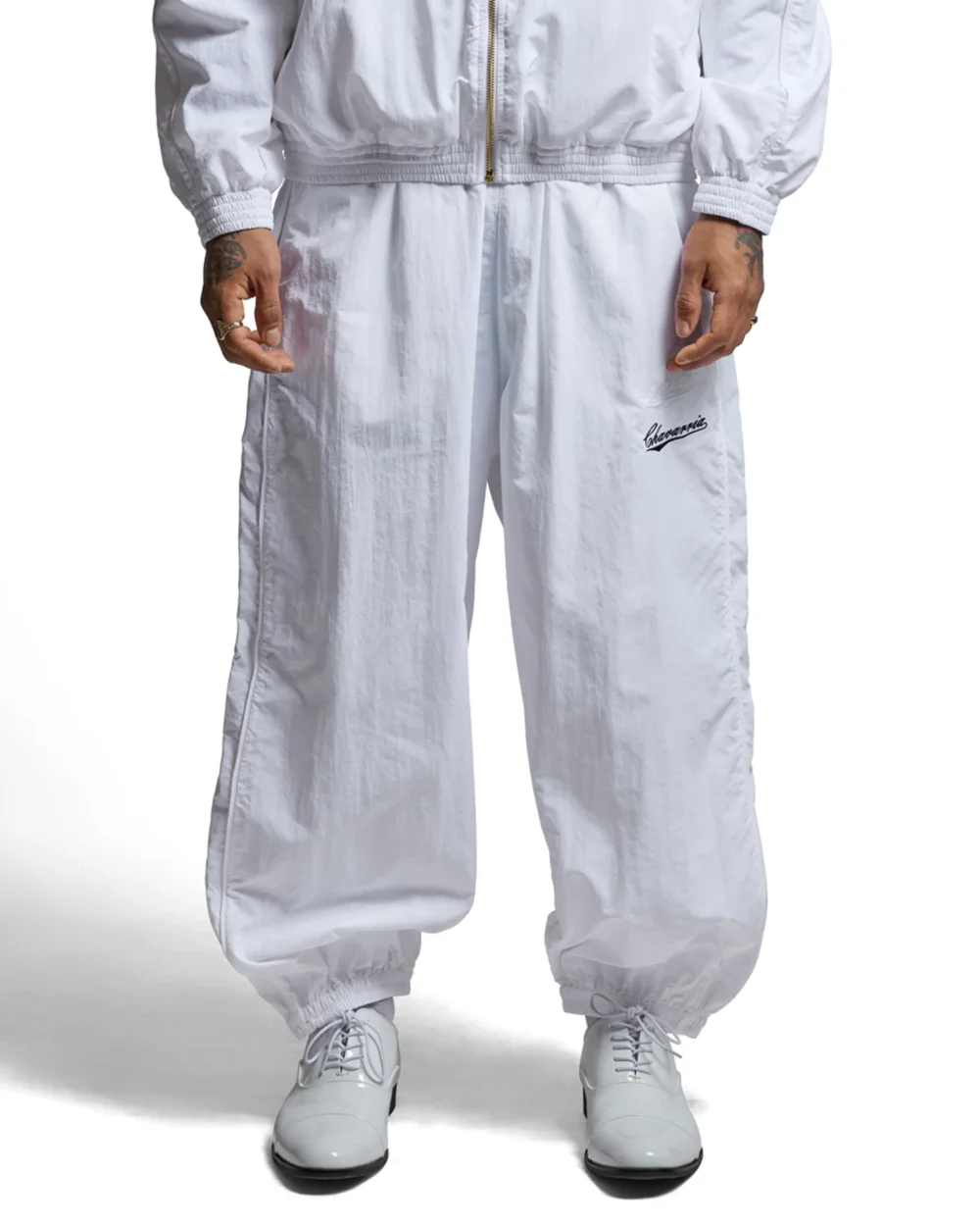 BAD BOY TRACK PANT - WHITE - 3