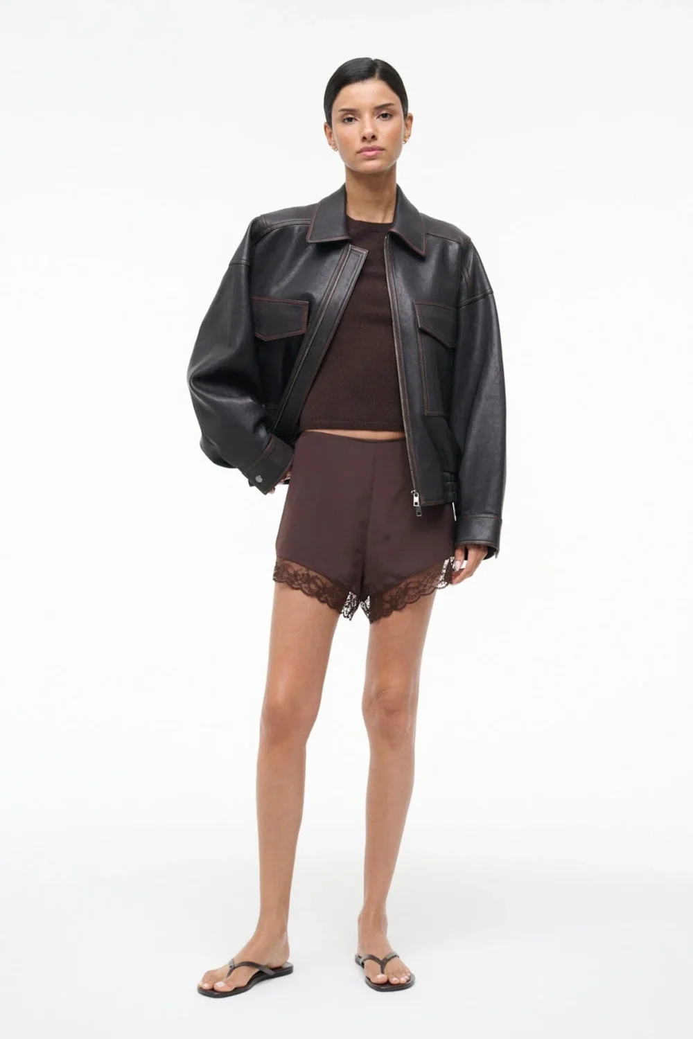 VON SILK SHORT | EARTH