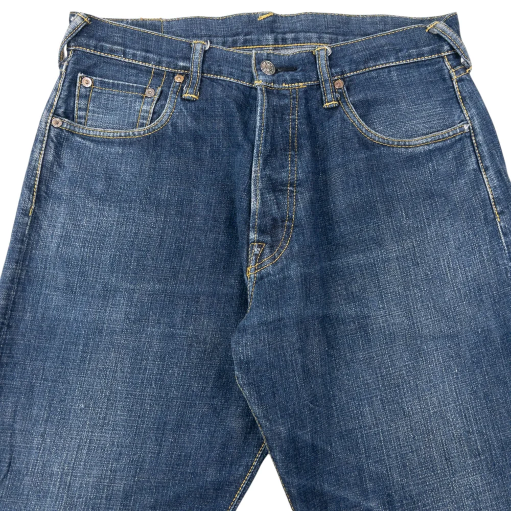 Vintage 2000s Evisu Painted Daicock Japanese Denim Jeans Size W31 - 3