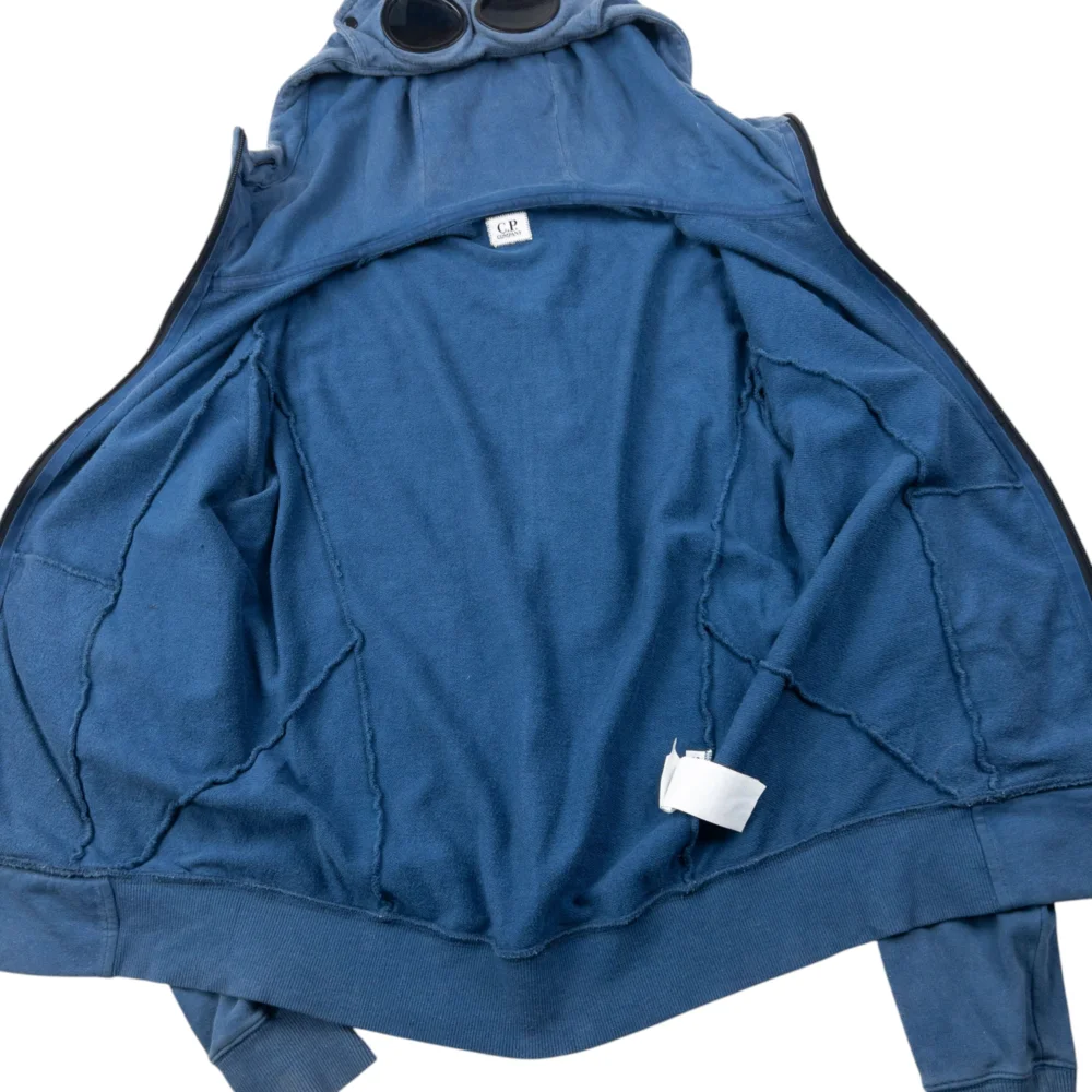 CP Company Goggle Hood Zip Up Hoodie Size S - 5