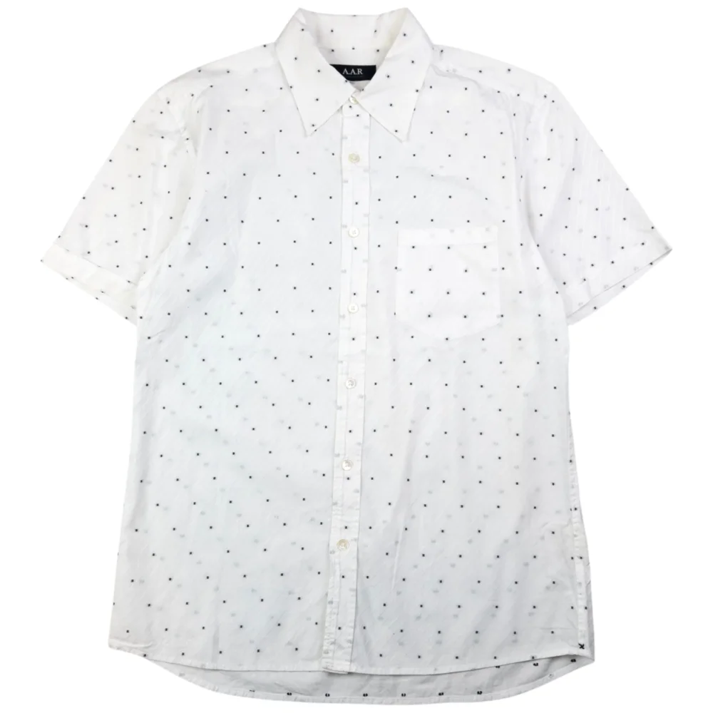 Vintage Yohji Yamamoto A.A.R Short Sleeve Button Up Shirt Size S