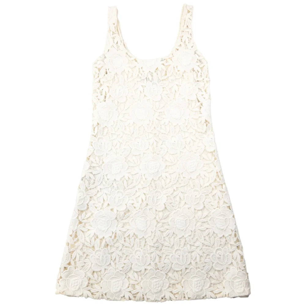 Vintage 2011 Prada Floral Lace Dress Womens Size S
