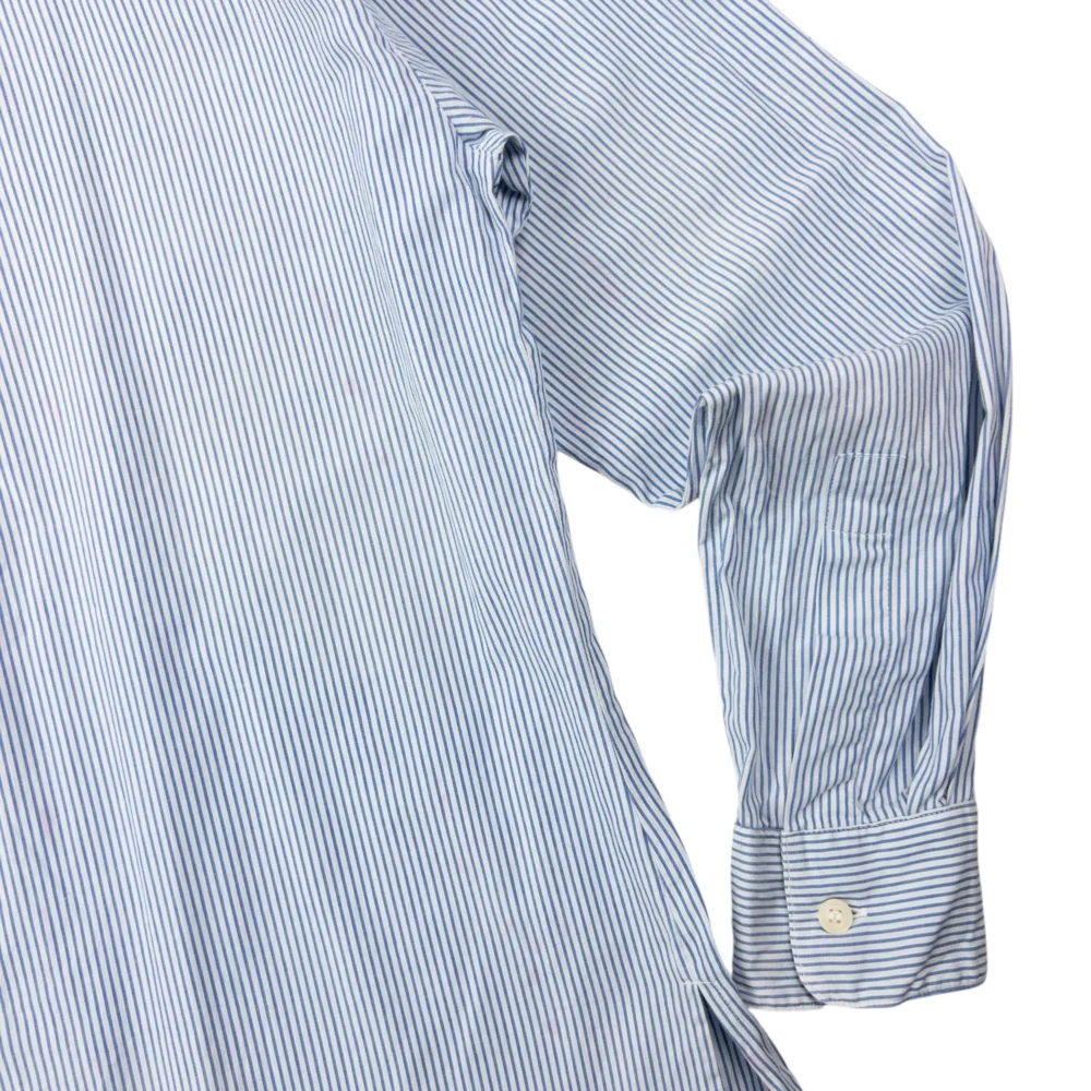 Vintage Issey Miyake Striped Long Sleeve Button Up Shirt Size S - 4