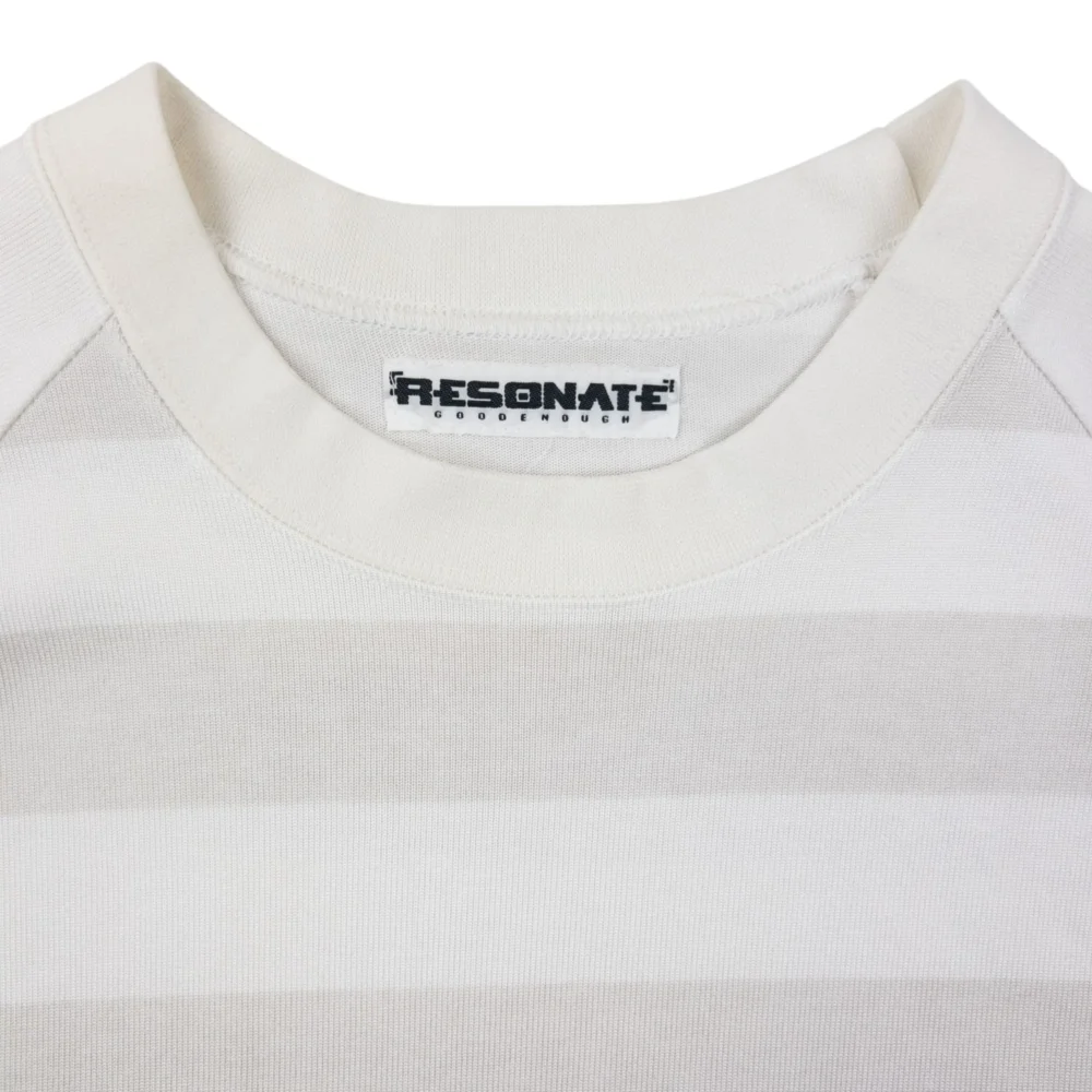 Vintage 90s Good Enough RESONATE Striped Long Sleeve T Shirt Size M - 3