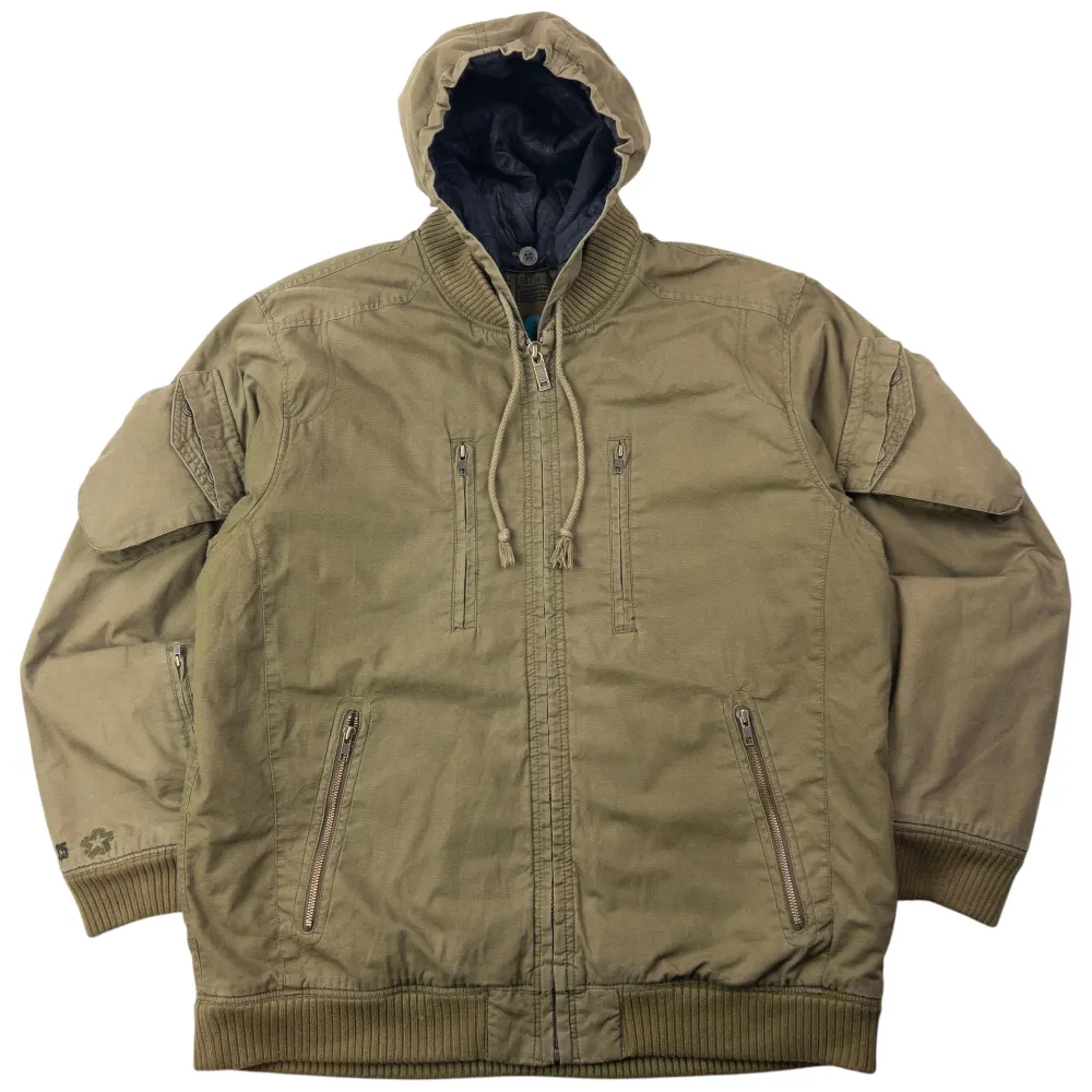Vintage 2000s Oakley Zip Up Cargo Jacket Size XL