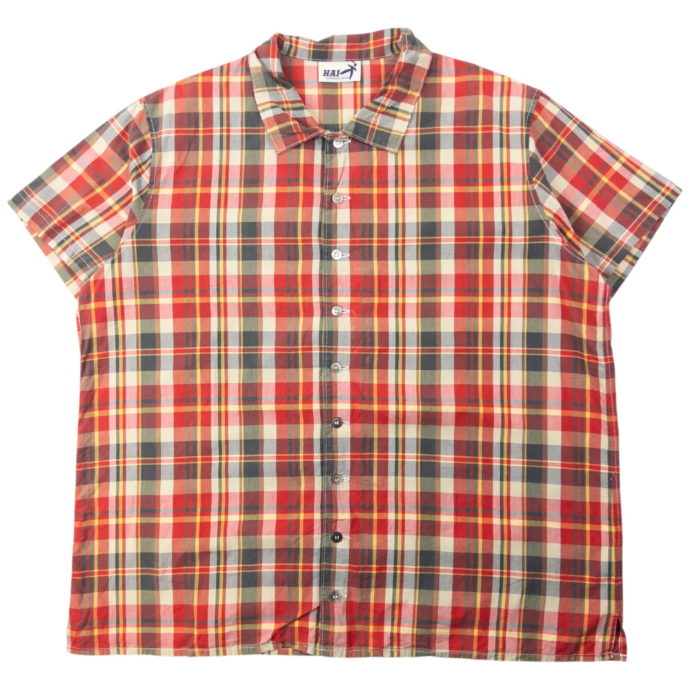 Vintage 90s Hai Sporting Gear By Issey Miyake Short Sleeve Button Up Shirt Size XL
