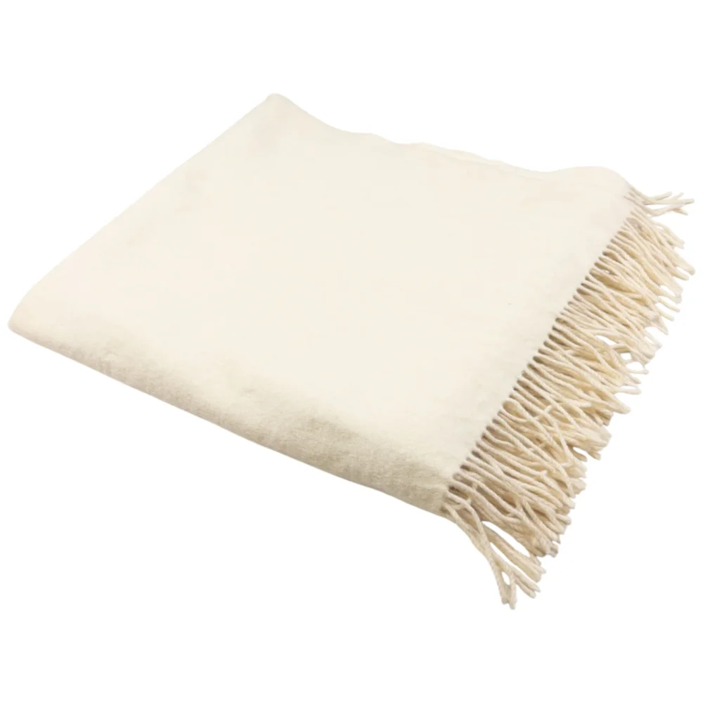 Vintage Comme Des Garçons Tricot Wool Throw Blanket - 5