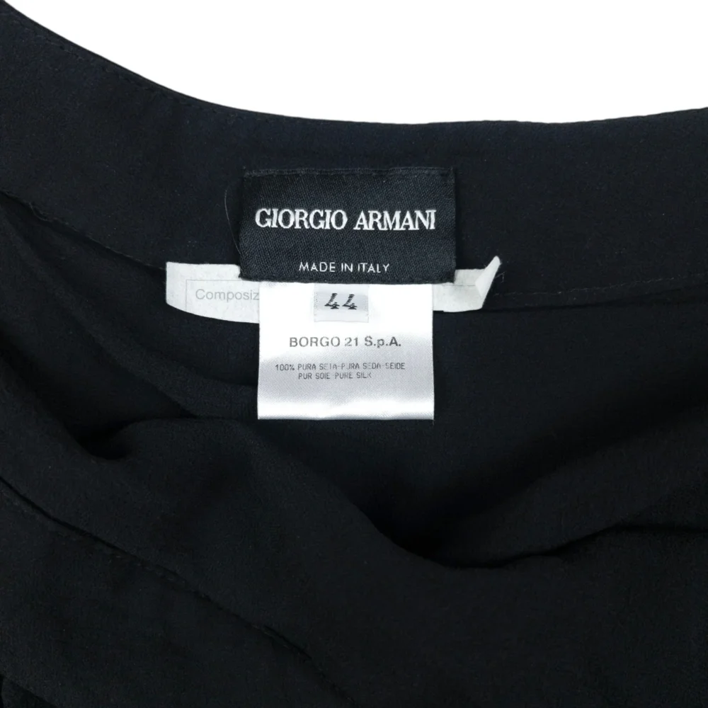 Vintage Giorgio Armani Tiered Skirt Womens Size W32 - 4