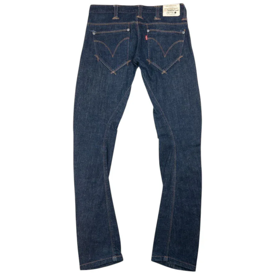 Vintage Levi's Low Rise Curved Leg Denim Jeans Womens Size W30