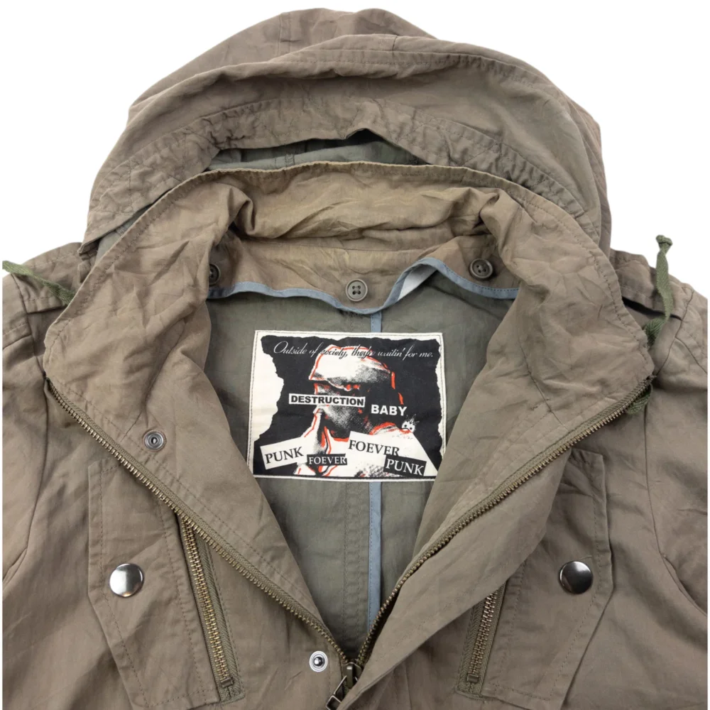 Vintage 2000s PPFM Convertible Military Jacket Size M - 4
