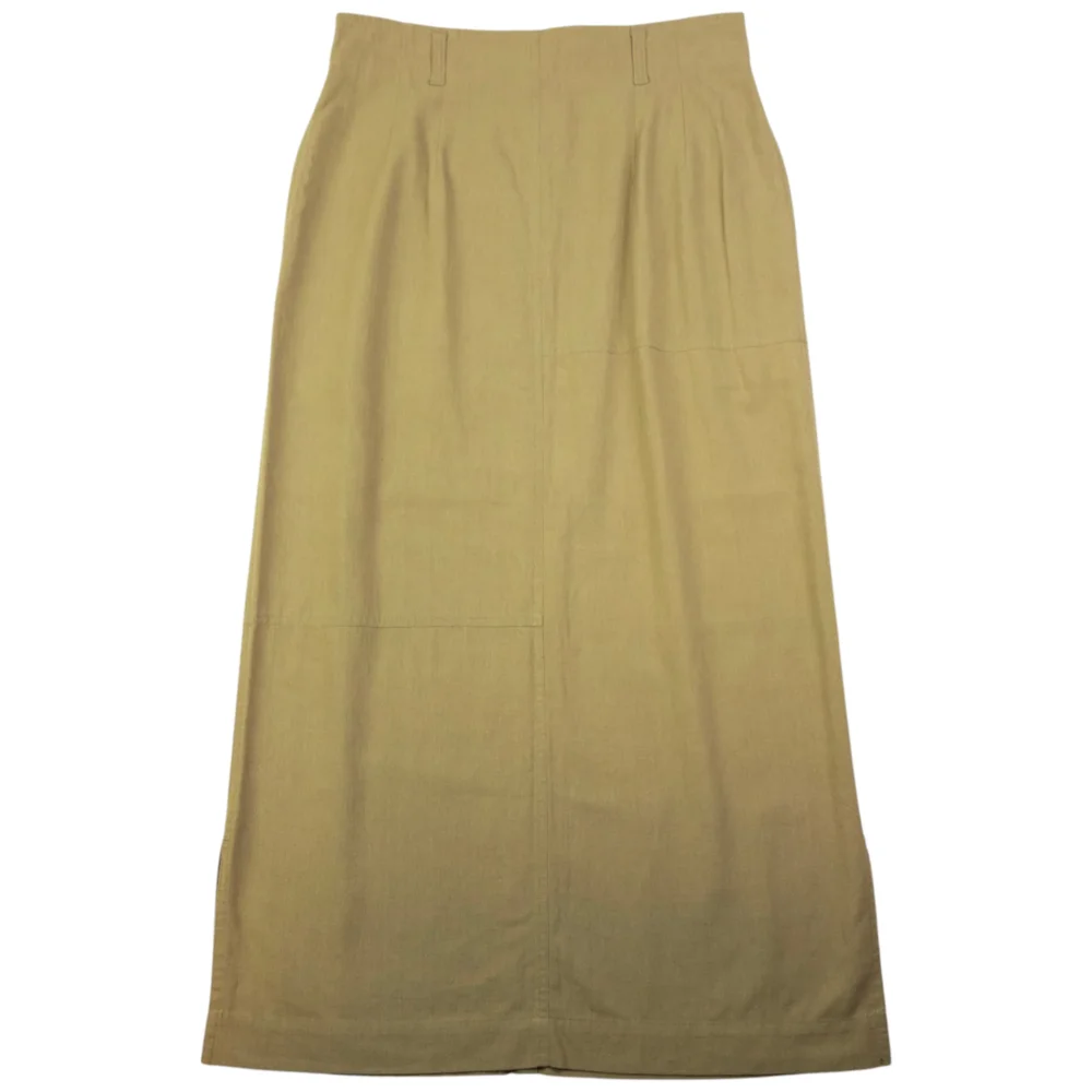 Vintage Hai Sporting Gear By Issey Miyake Linen Maxi Skirt Womens Size W29