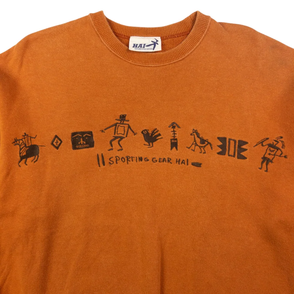 Vintage Hai Sporting Gear By Issey Miyake Embroidered Sweatshirt Size S - 3