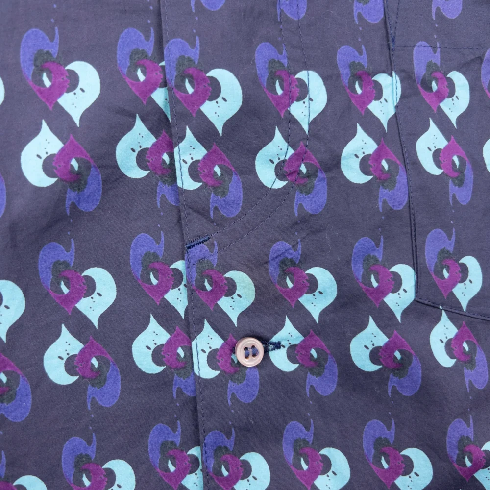Vintage 90s Final Home By Issey Miyake Short Sleeve Button Up Shirt Size S - 5