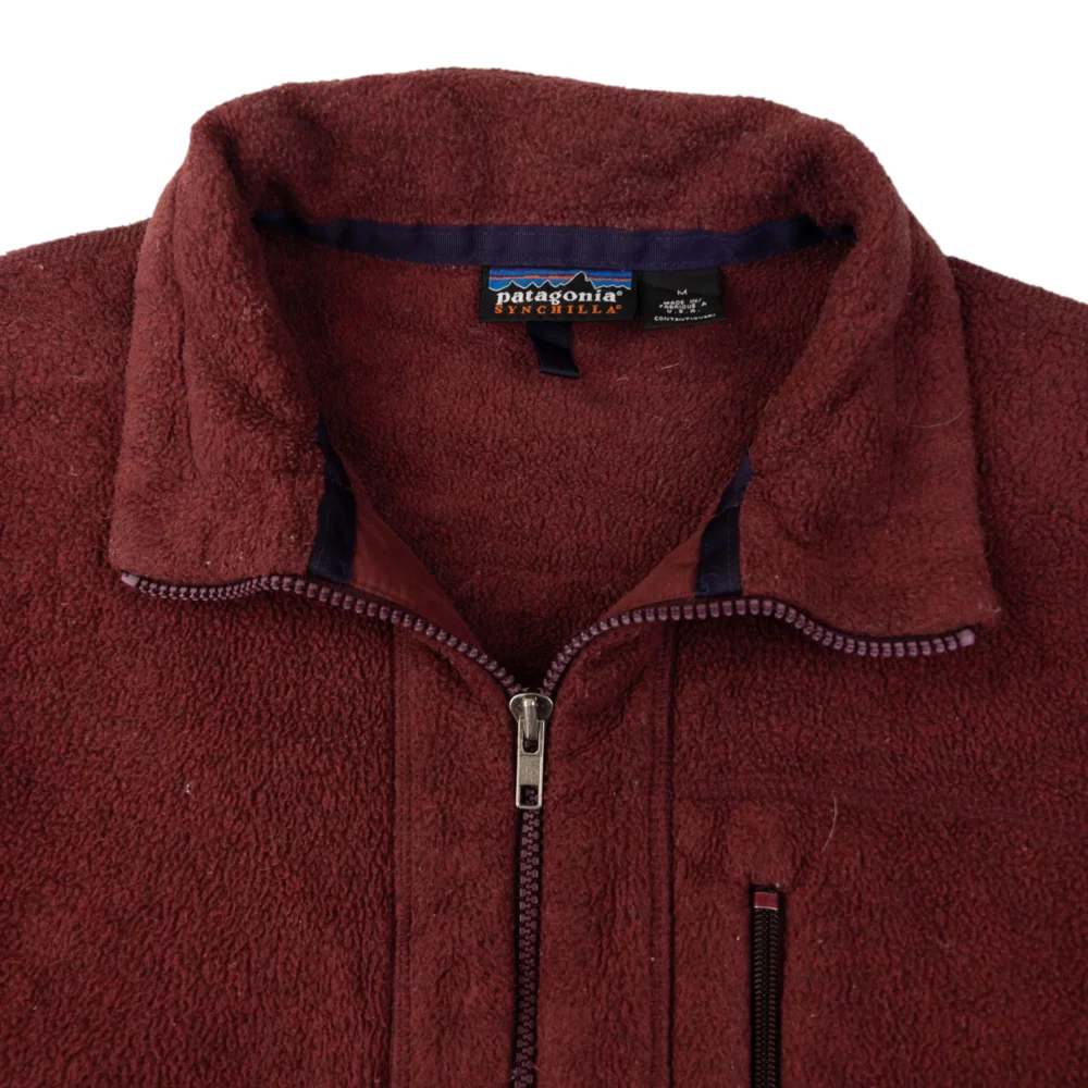 Vintage Patagonia Zip Up Fleece Jacket Size M - 3