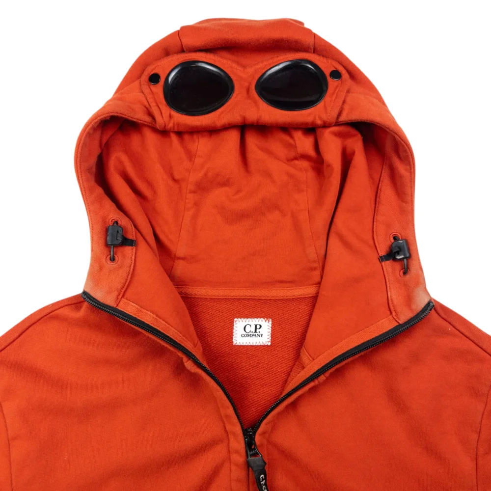 Vintage CP Company Goggle Hood Zip Up Hoodie Size S - 4