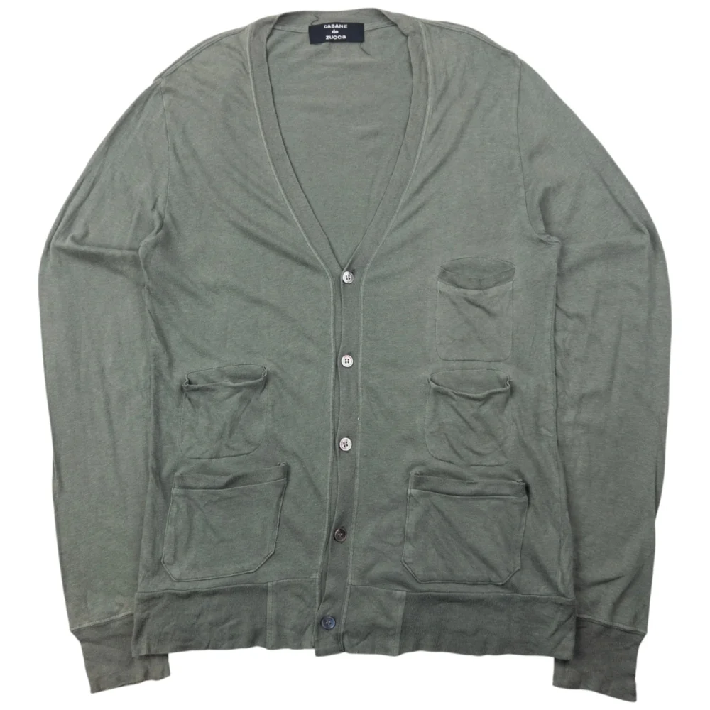 Vintage Cabane De Zucca By Issey Miyake Multi Pocket Cardigan Size M