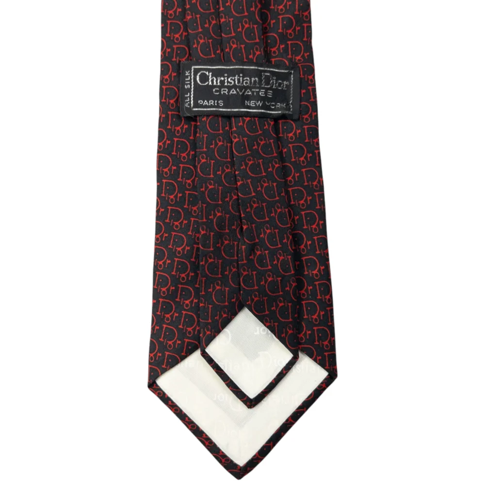 Vintage Dior Monogram Silk Tie - 5