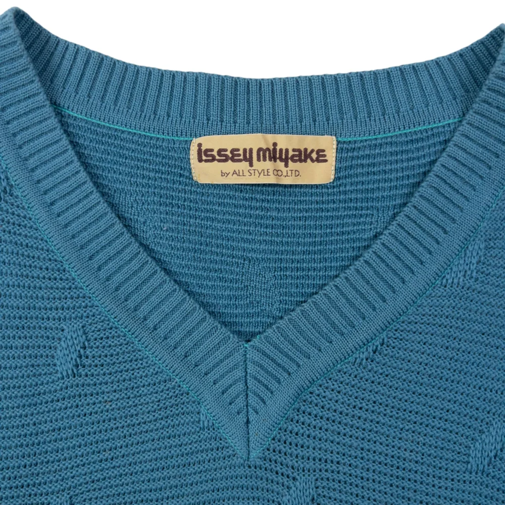 Vintage 80s Issey Miyake Wool Knit Jumper Womens Size M - 3