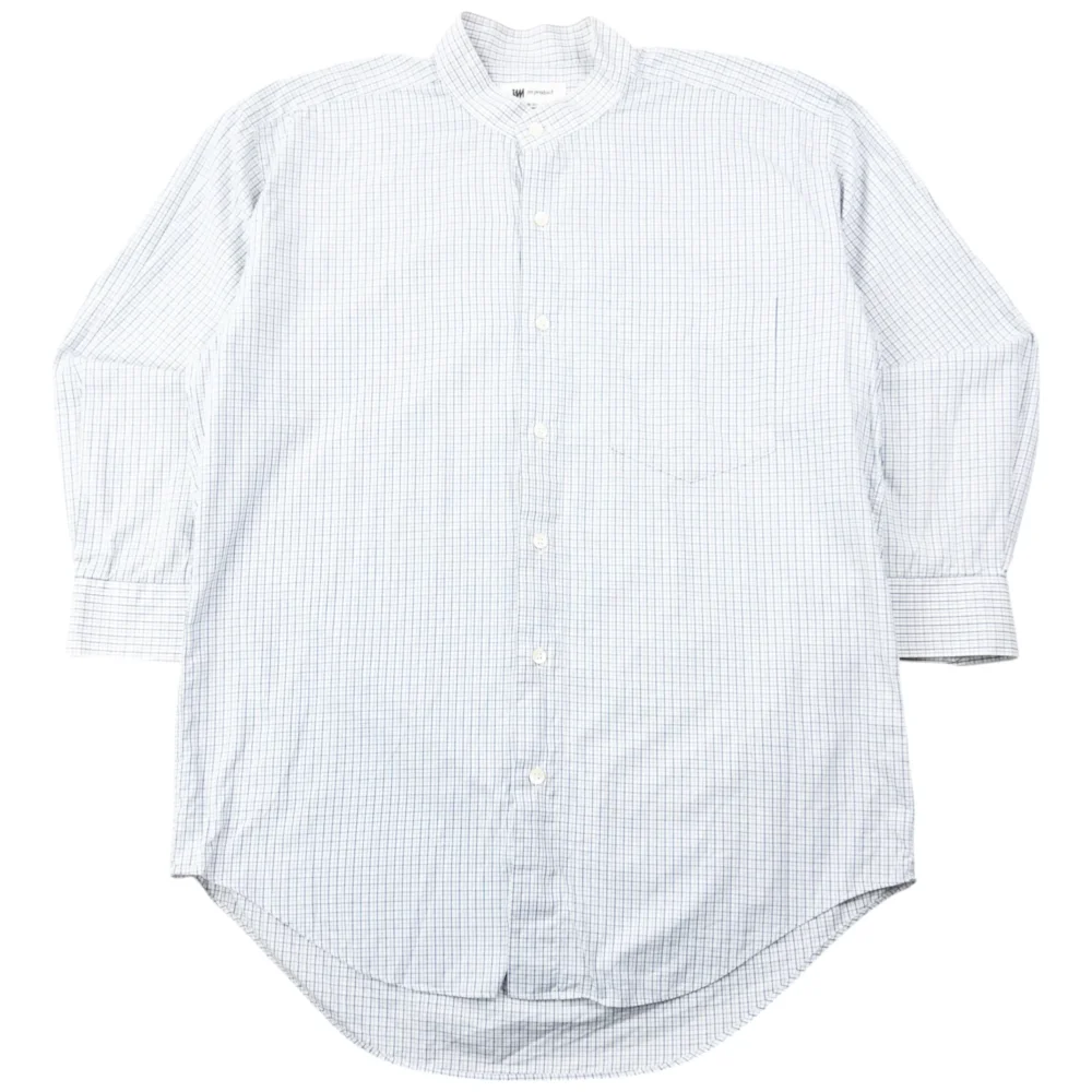 Vintage 90s Issey Miyake Checkered Long Sleeve Button Up Shirt Size M