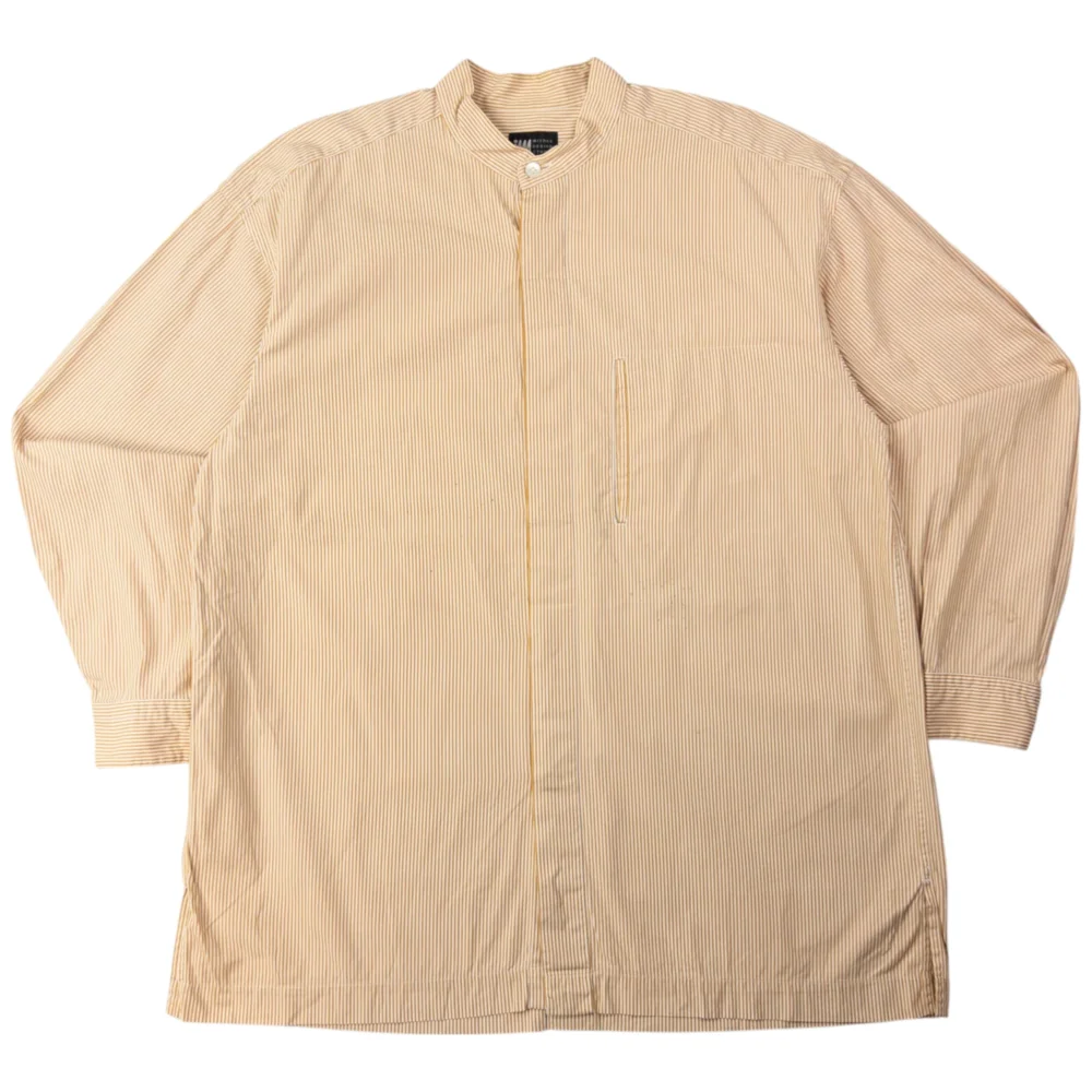 Vintage Issey Miyake Striped Long Sleeve Button Up Shirt Size M