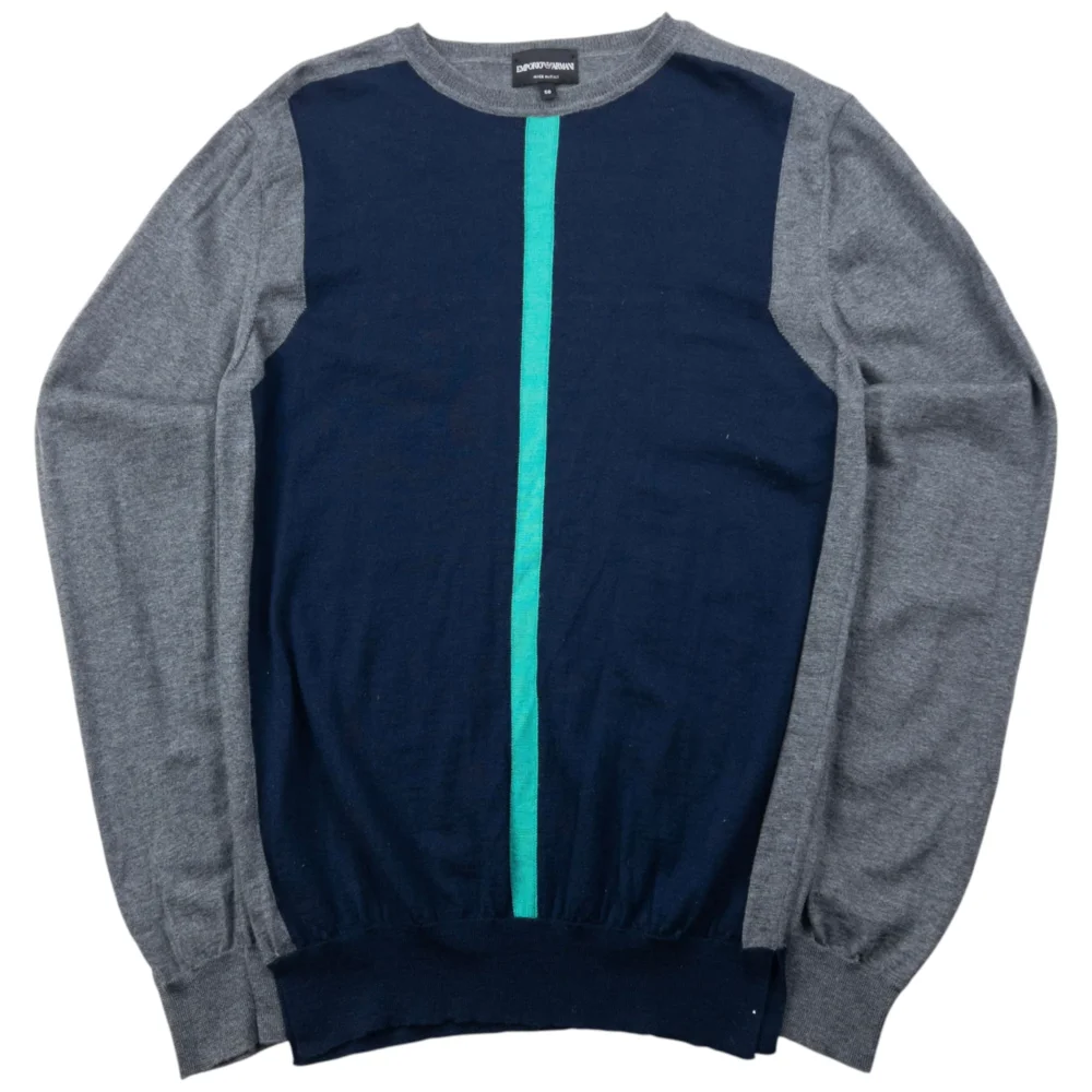 Emporio Armani Colour Block Jumper Size M